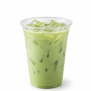 Green milk tea