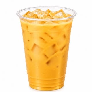 Mango milk tea