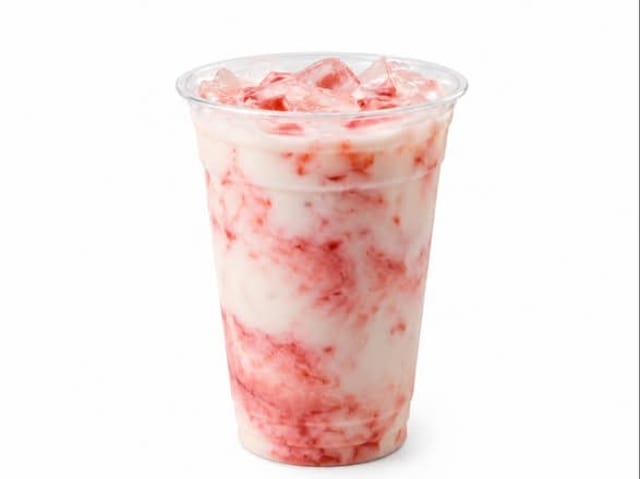 Coconut Strawberry Drink.
