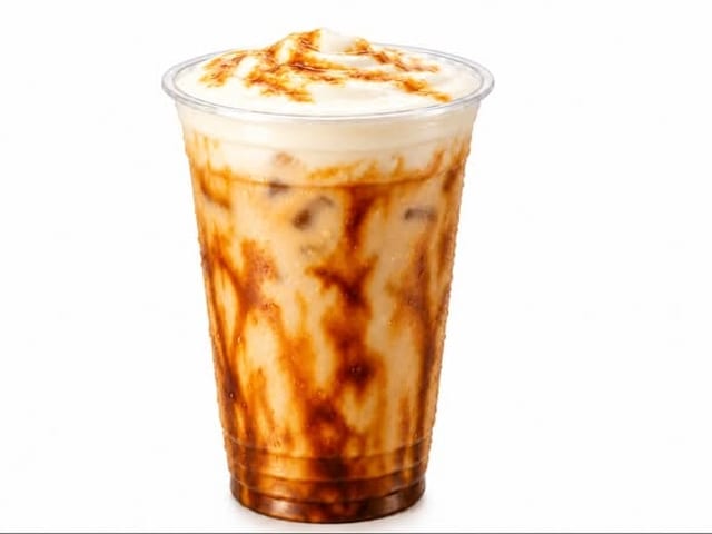 Milk Foam Brown sugar milk tea.