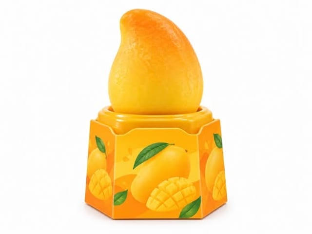 Mango ice cream.