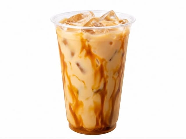 Caramel milk tea.