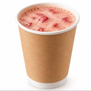 Strawberry milk tea - Hot