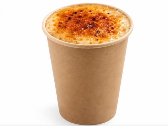 Creme Brulee Brown sugar milk tea -Hot.