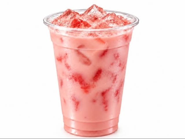 Strawberry milk tea.